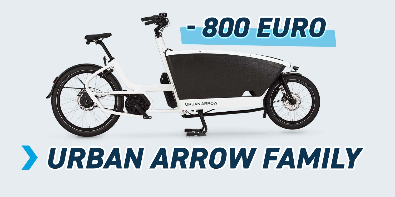Urban Arrow Lastenrad Rabatt kaufen